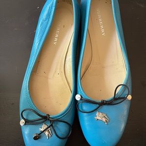 Burberry Blue Flats